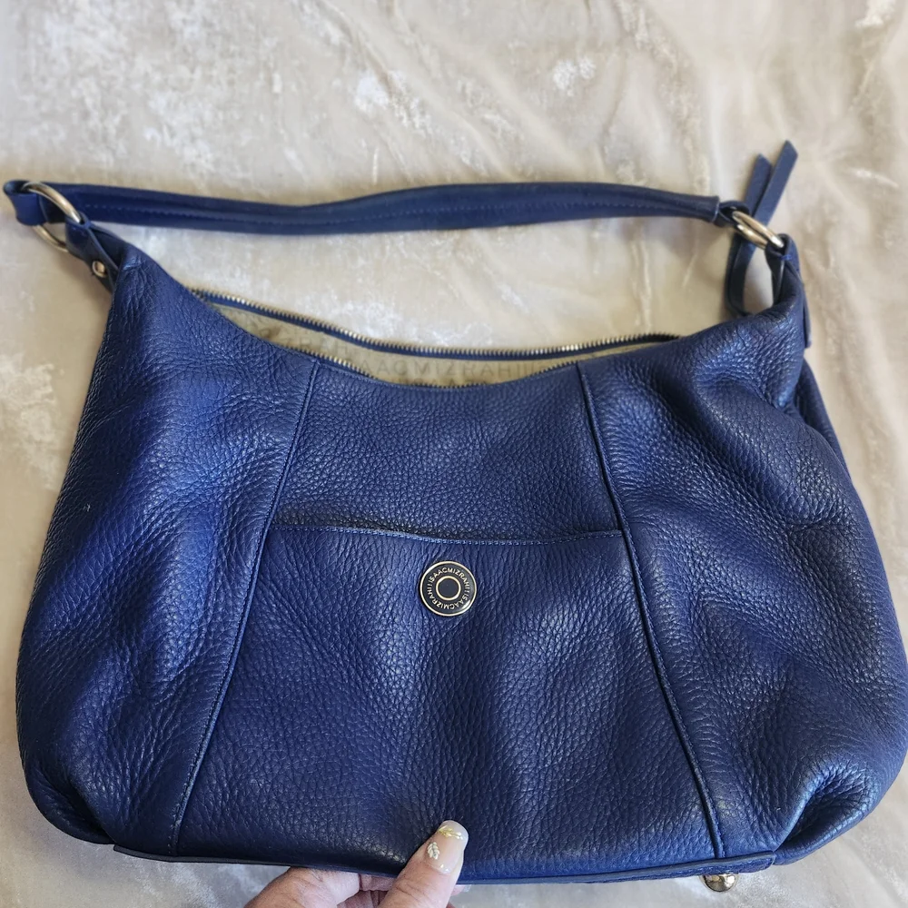Blue Leather Women's Bag